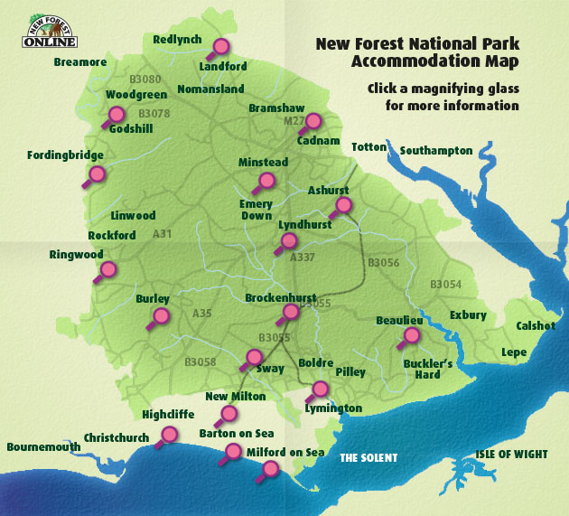 The New Forest Online Directory Map