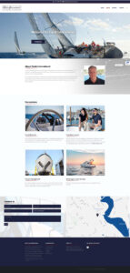 Yacht International 1 page website